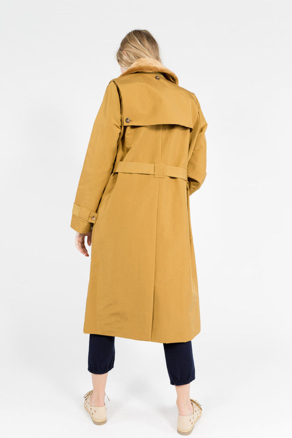 Trademark Faux Fur Trench Trademark Faux Fur Trench