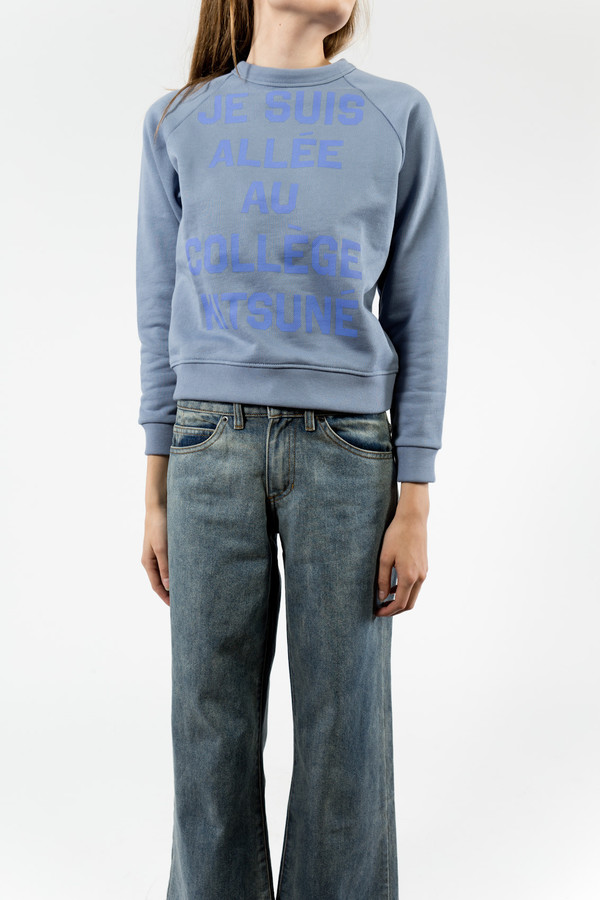 Maison Kitsune Je Suis Allee Sweat Maison Kitsune Je Suis Allee Sweat