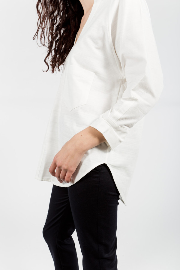 Studio Nicholson Juan Sleeve Cotton Top Studio Nicholson Juan Sleeve Cotton Top