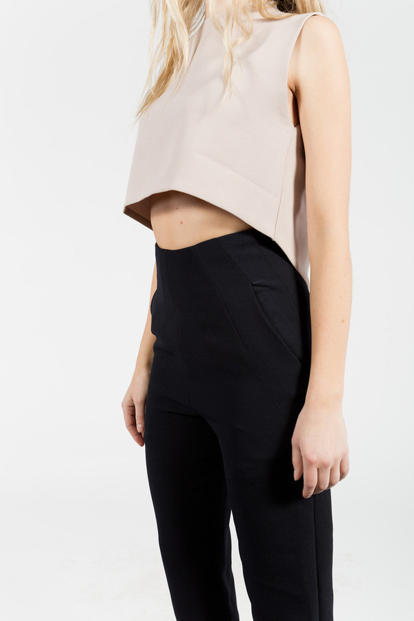 Kaarem Sam High Waist Pocket Pants Kaarem Sam High Waist Pocket Pants
