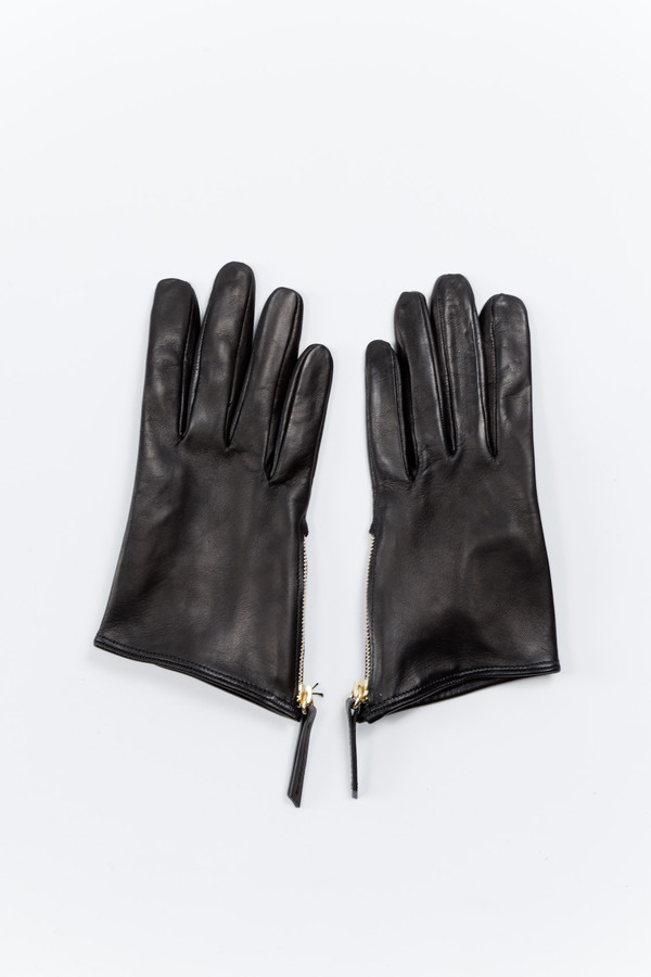 WANT Les Essentiels de la Vie Madeleine Short Zip Glove Black WANT Les Essentiels de la Vie Madeleine Short Zip Glove Black