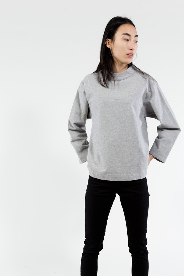 KAAREM Melt Mockneck Loose Top KAAREM Melt Mockneck Loose Top