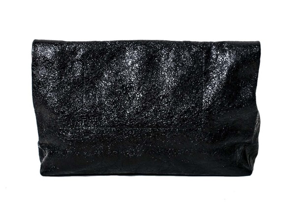 Marie Turnor Lunch Clutch - Black Foil Marie Turnor Lunch Clutch - Black Foil