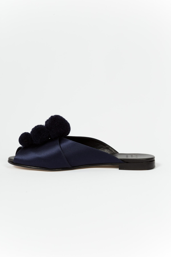 Trademark Pajama Sandal Pom Poms Trademark Pajama Sandal Pom Poms