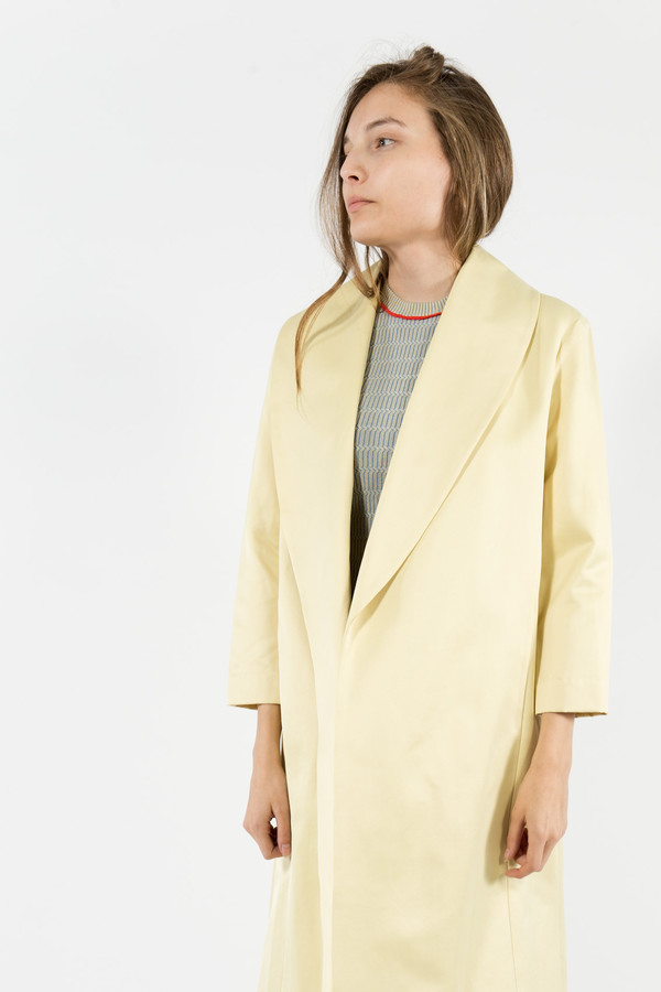 Trademark Satin Shawl Coat Trademark Satin Shawl Coat
