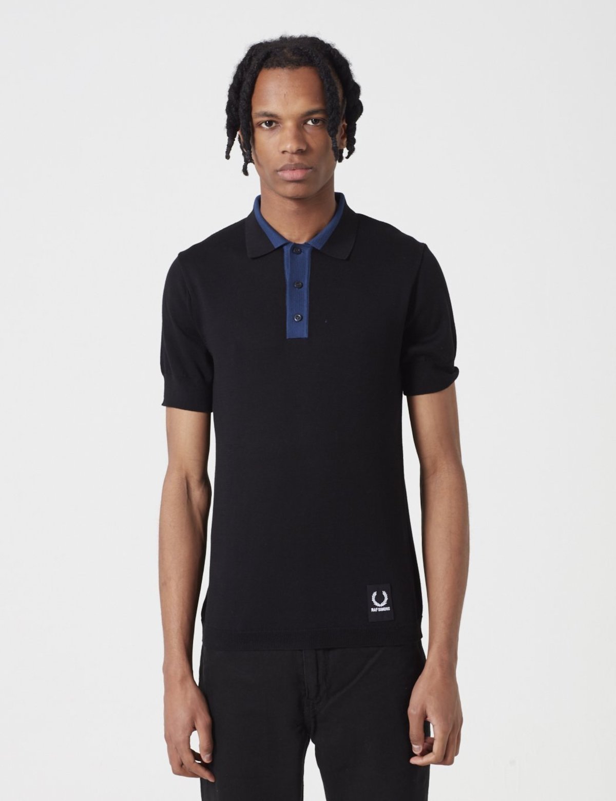 Raf Simons Knitted Sport Polo Shirt 