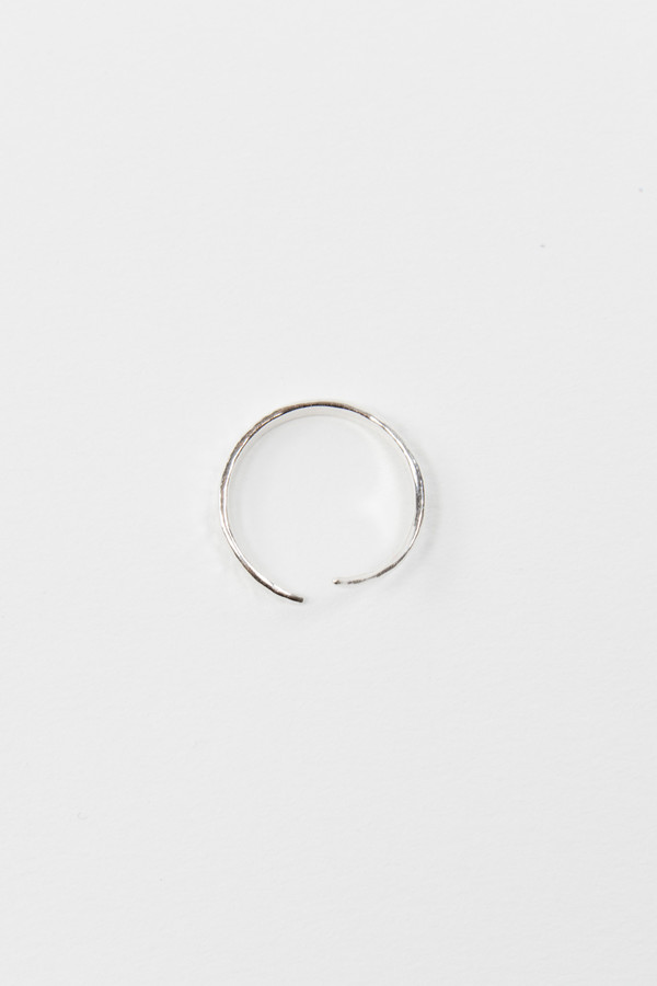 Knobbly Studio Tapered Open Ring Silver Knobbly Studio Tapered Open Ring Silver