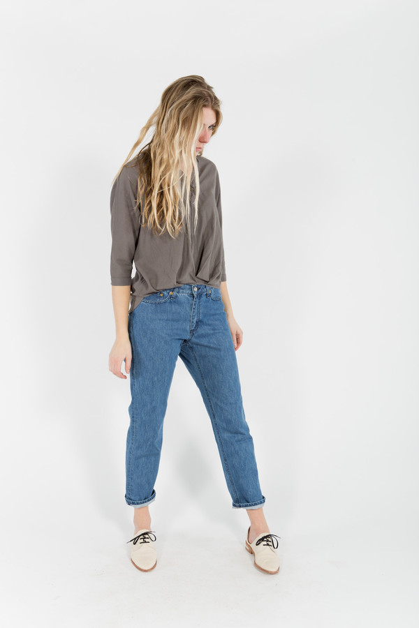 7115 by Szeki Twisted Slouchy Blouse 7115 by Szeki Twisted Slouchy Blouse