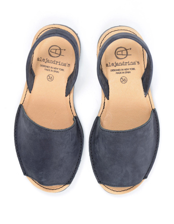 Alejandrina’s Menorca Nubuck Shoe Black Alejandrina’s Menorca Nubuck Shoe Black