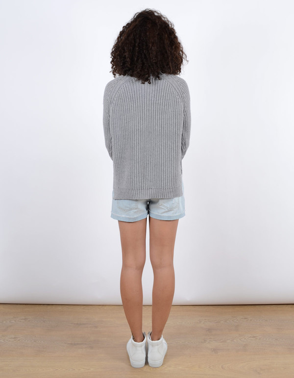 Assembly Label Fishermans Knit Grey Marl Assembly Label Fishermans Knit Grey Marl