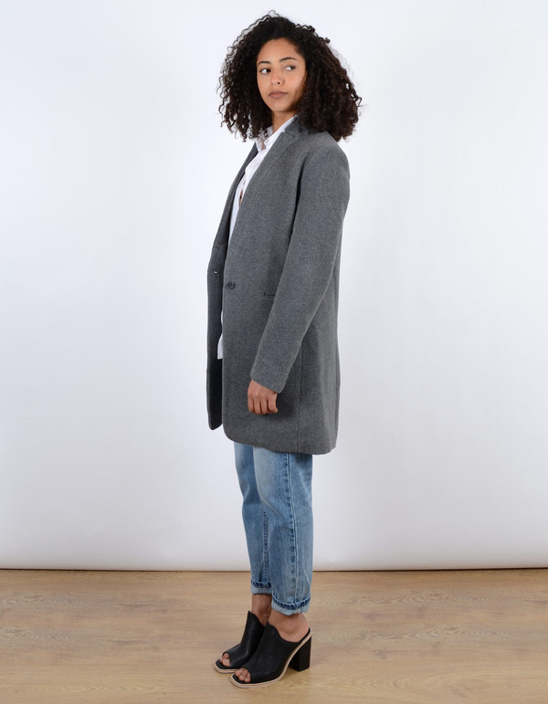 Assembly Label Wool Coat Grey Marl Assembly Label Wool Coat Grey Marl