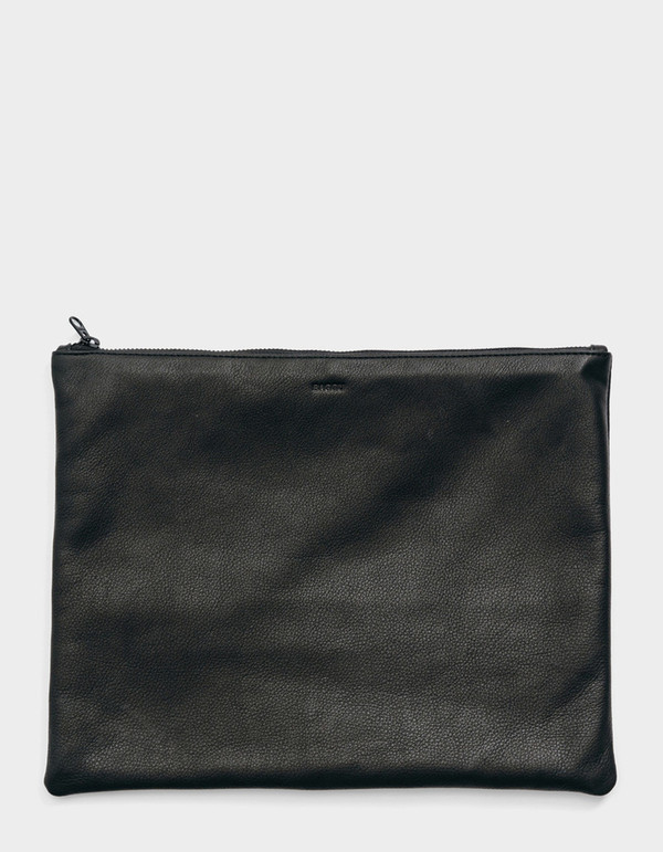 Baggu Large Flat Pouch Black Baggu Large Flat Pouch Black
