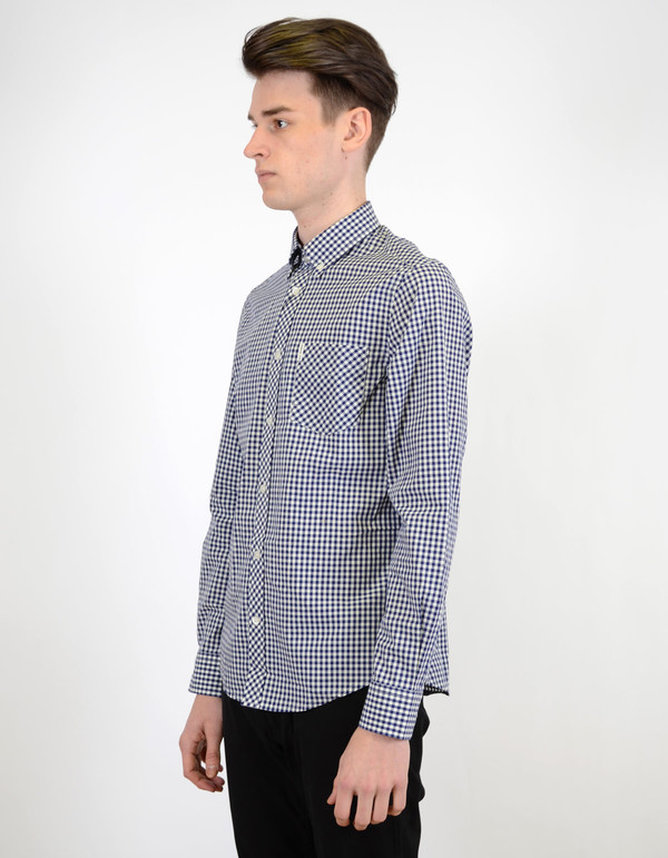Ben Sherman Classic Gingham Shirt Blue Depths Ben Sherman Classic Gingham Shirt Blue Depths