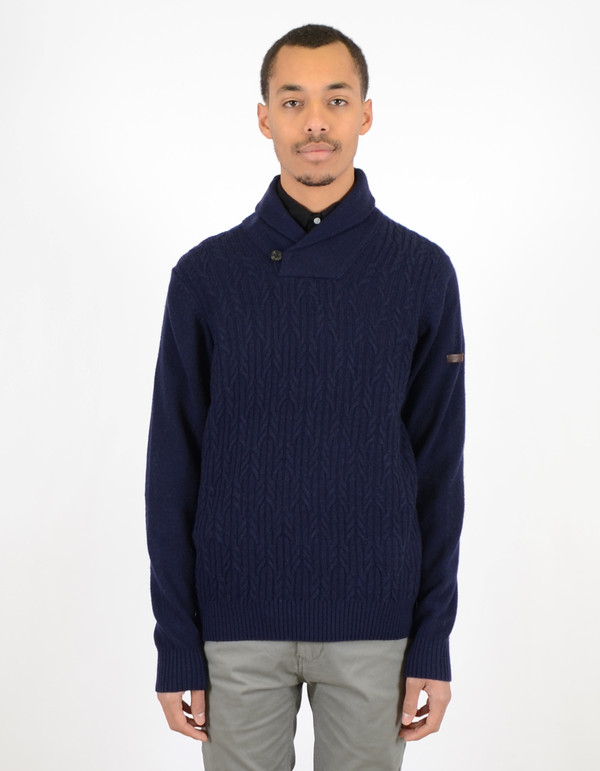 Ben Sherman Textured Shawl Collar Sweater Navy Blazer Ben Sherman Textured Shawl Collar Sweater Navy Blazer