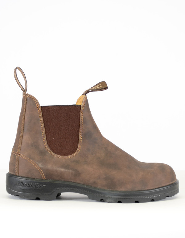 Blundstone Men's 585 Round Toe Boots Rustic Brown Blundstone Men's 585 Round Toe Boots Rustic Brown
