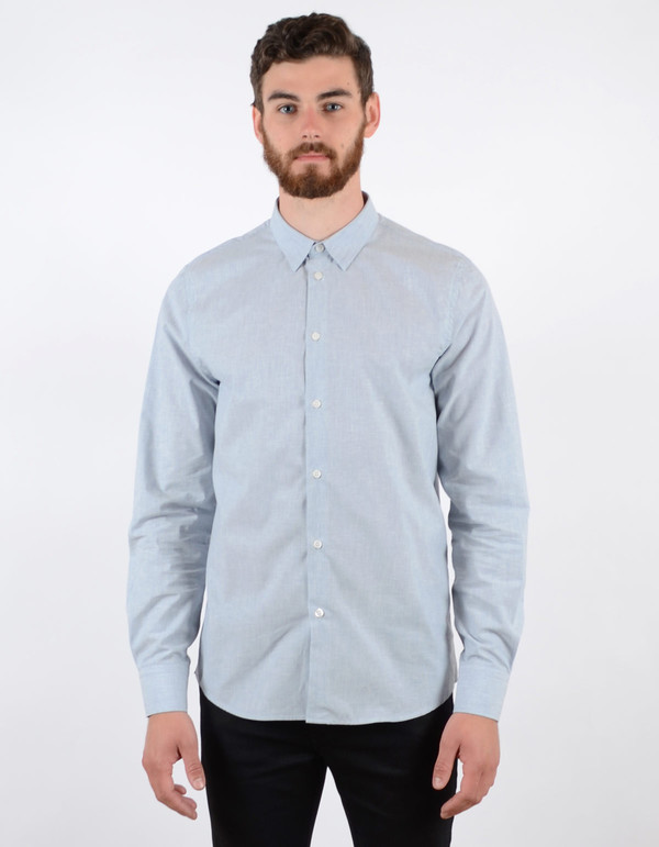 Filippa K Paul Shirt Light Blue Melange Filippa K Paul Shirt Light Blue Melange