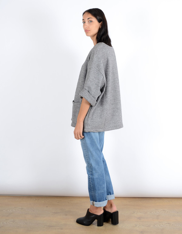 First Rite Box Sweater Grey First Rite Box Sweater Grey