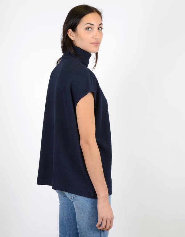 Ganni Thompson Blouse Total Eclipse Ganni Thompson Blouse Total Eclipse