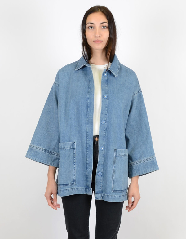 Ganni Wayne Denim Coat Ganni Wayne Denim Coat