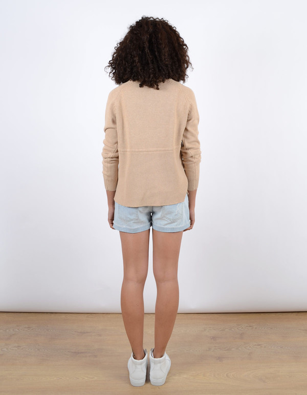 Just Female Daub Knit Camel Just Female Daub Knit Camel