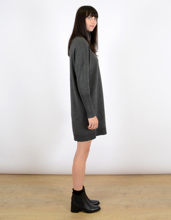Just Female Linko Turtleneck Sweater Antrasit Melange Just Female Linko Turtleneck Sweater Antrasit Melange