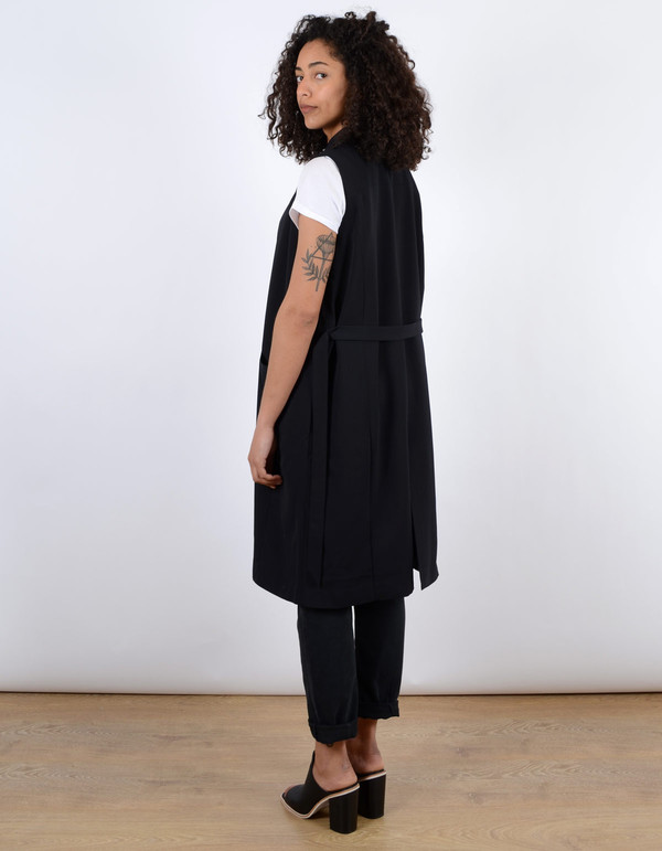 Just Female Town Long Vest Blue Nights Just Female Town Long Vest Blue Nights