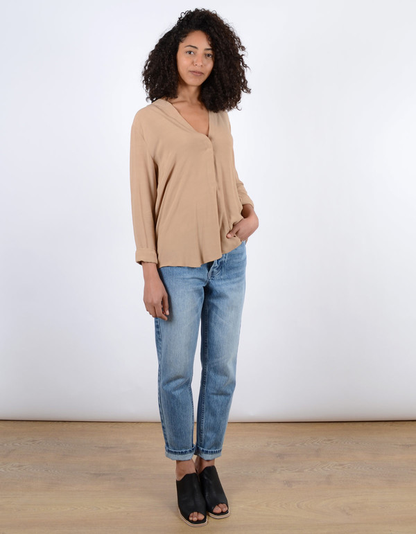 Just Female Trine Shirt Sand Just Female Trine Shirt Sand