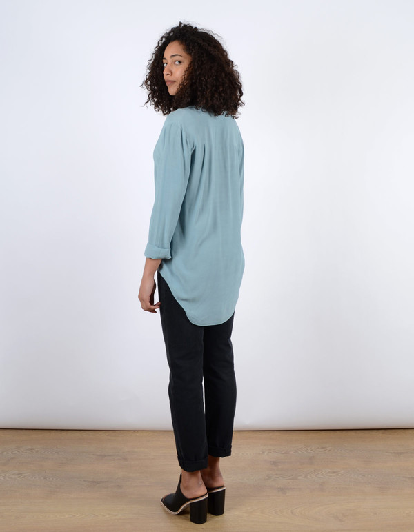 Just Female Trine Shirt Smoke Blue Just Female Trine Shirt Smoke Blue