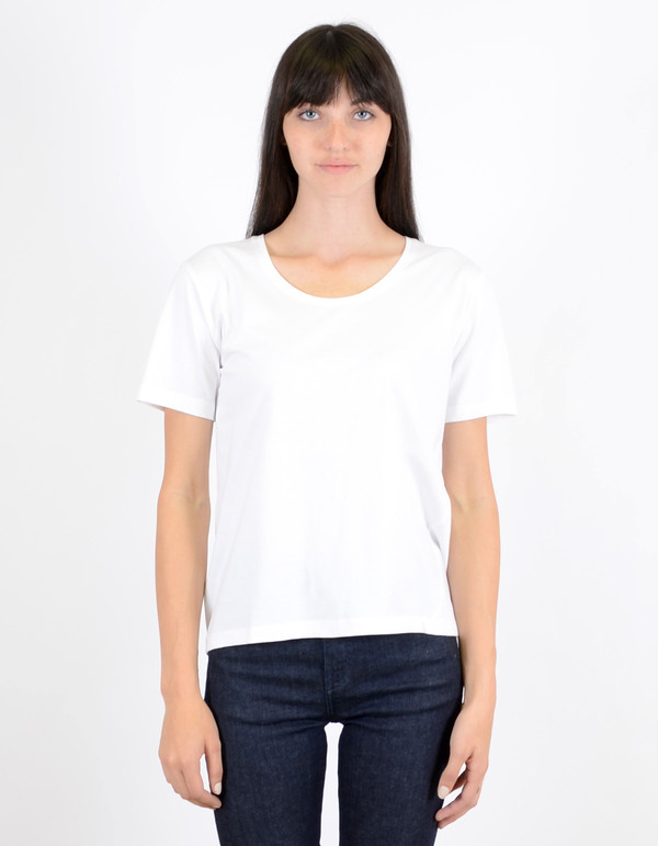 Kowtow Building Block Scoop Tee White Kowtow Building Block Scoop Tee White