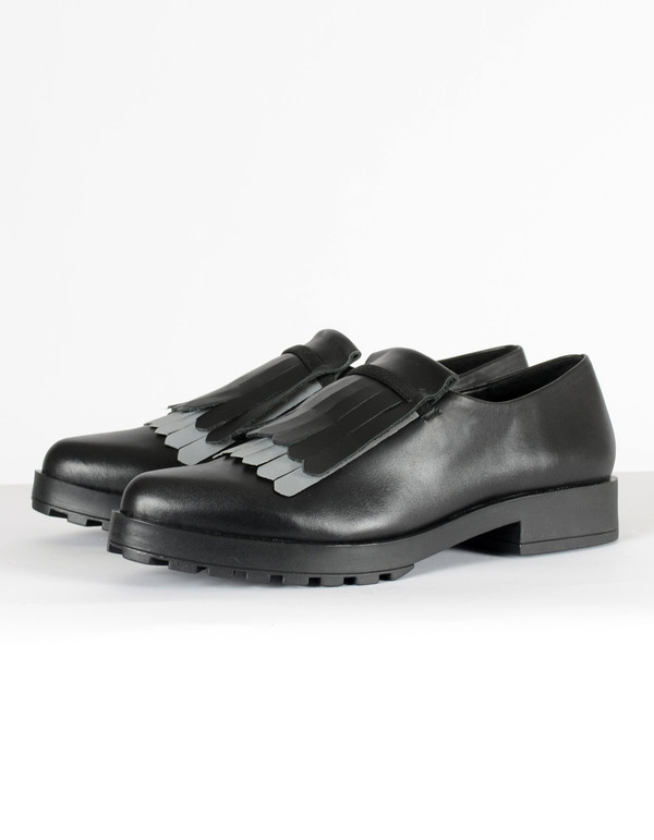 Miista Juliette Tasseled Loafer Black Reflect Miista Juliette Tasseled Loafer Black Reflect