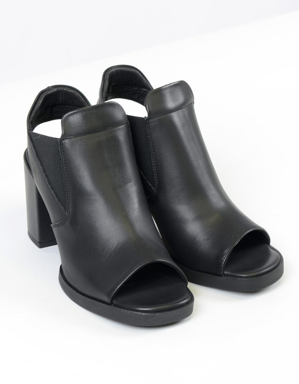 Miista Piper Cut Out Heel Black Miista Piper Cut Out Heel Black