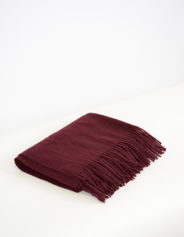 Minimum Gry Wool Scarf Dark Rose Minimum Gry Wool Scarf Dark Rose