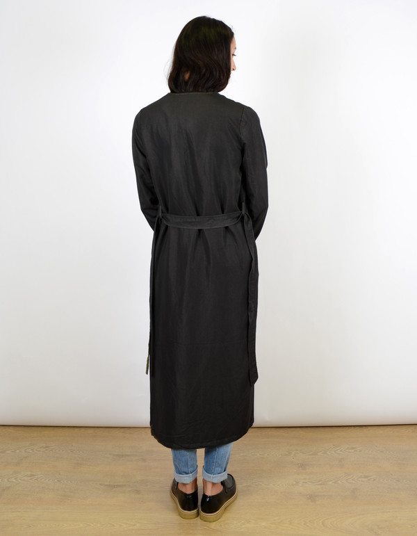 Minimum Katy Coat Smoke Black Minimum Katy Coat Smoke Black
