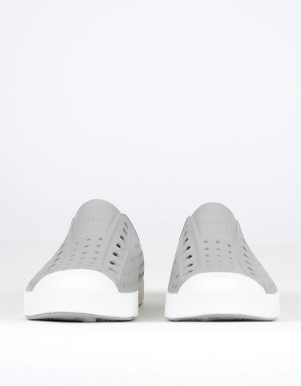 Native Shoes Native Jefferson Pigeon Grey with Shell White Native Shoes Native Jefferson Pigeon Grey with Shell White