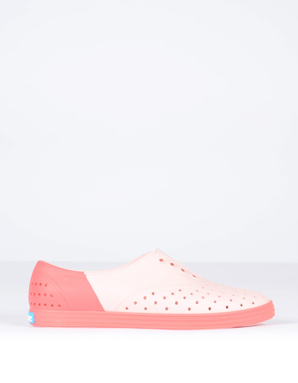 Native Shoes Native Jericho Block Pucci Pink with Snapper Red Native Shoes Native Jericho Block Pucci Pink with Snapper Red