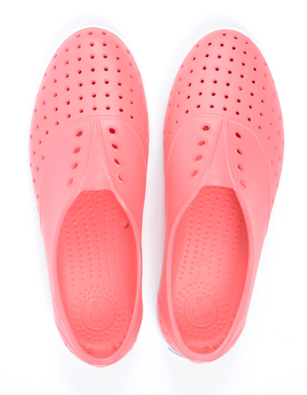 Native Shoes Native Jericho Snapper Red with Shell White Native Shoes Native Jericho Snapper Red with Shell White