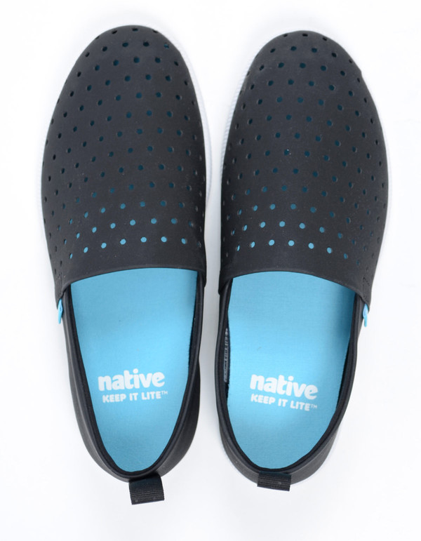 Native Shoes Native Venice Jiffy Black with Shell White Native Shoes Native Venice Jiffy Black with Shell White