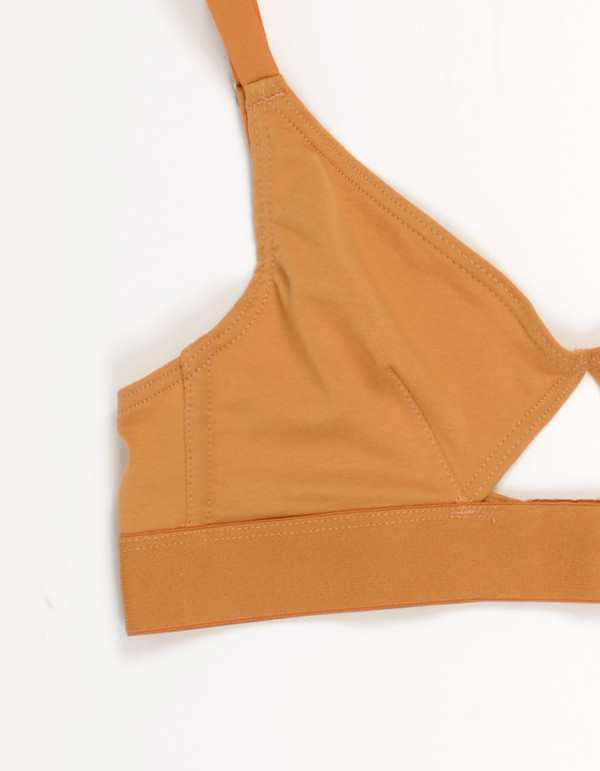 Nude Label Cut Out Bra Caramel Nude Label Cut Out Bra Caramel