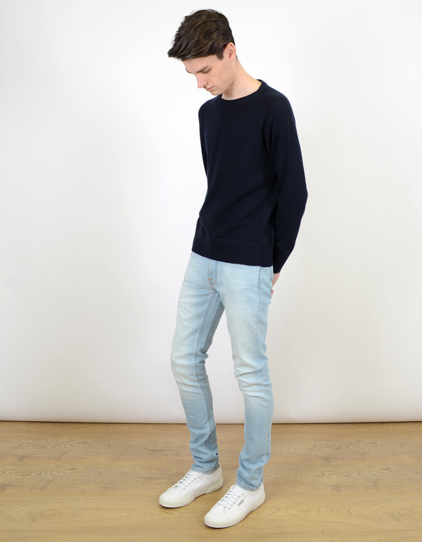 Men's Nudie Lean Dean Cirrus Sky Blue Men's Nudie Lean Dean Cirrus Sky Blue