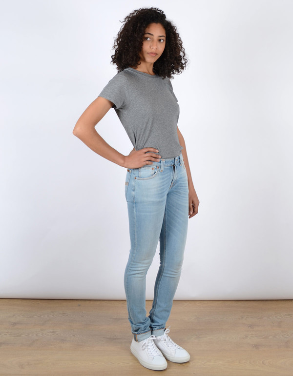 Nudie Skinny Lin Blonde Orange Washed Indigo Nudie Skinny Lin Blonde Orange Washed Indigo