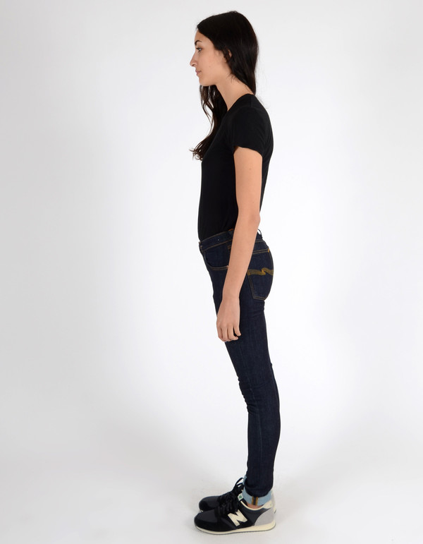 Nudie Skinny Lin Organic Twill Navy Nudie Skinny Lin Organic Twill Navy