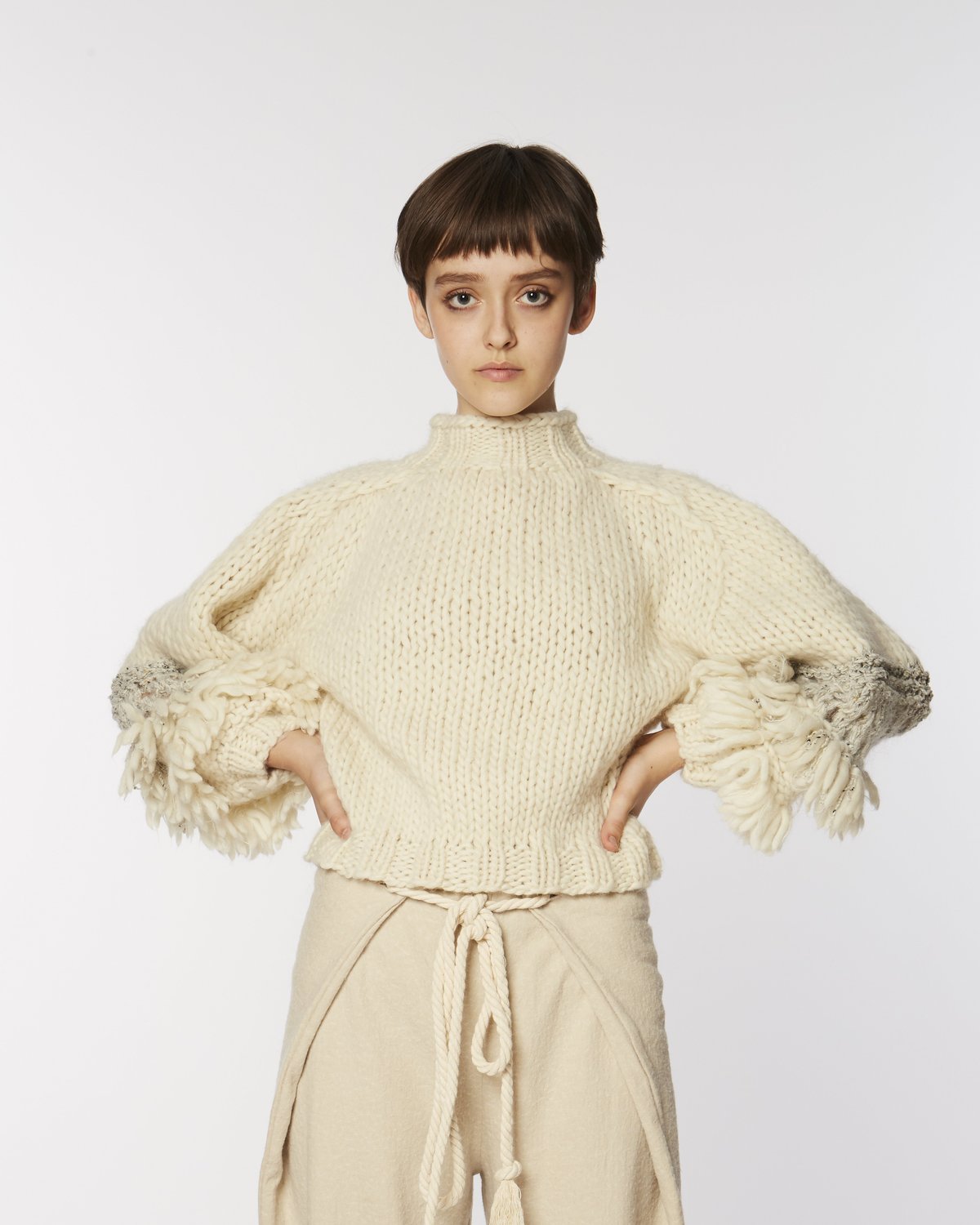 Carmella Balloon Sleeve Sweater in Butter *Final Sale*