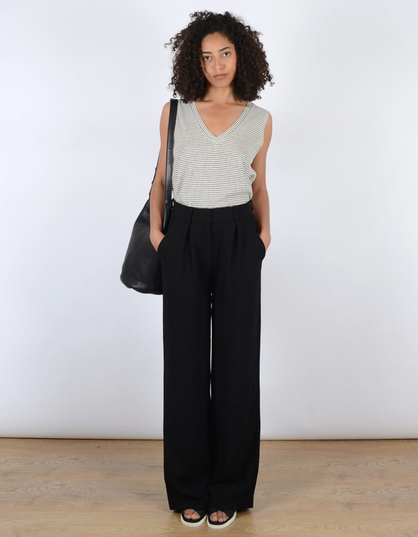 Storm & Marie Ritz Tank White Sand Black Stripe Storm & Marie Ritz Tank White Sand Black Stripe