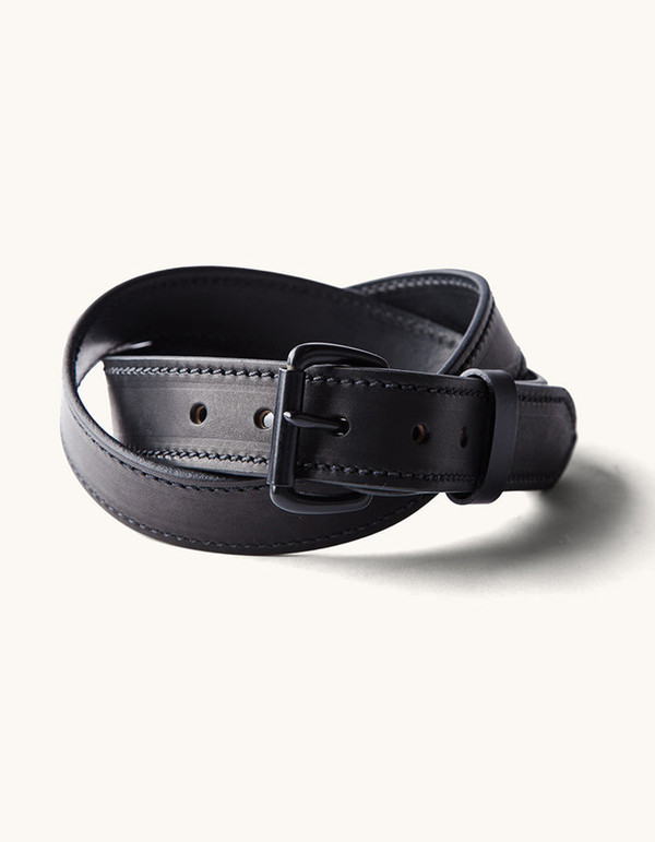 Men's Tanner Goods Heritage Belt Black Black Men's Tanner Goods Heritage Belt Black Black