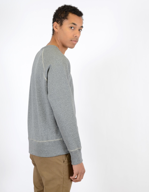 Men's Todd Snyder x Champion Classic Pocket Crew Sweatshirt Salt And Pepper Men's Todd Snyder x Champion Classic Pocket Crew Sweatshirt Salt And Pepper