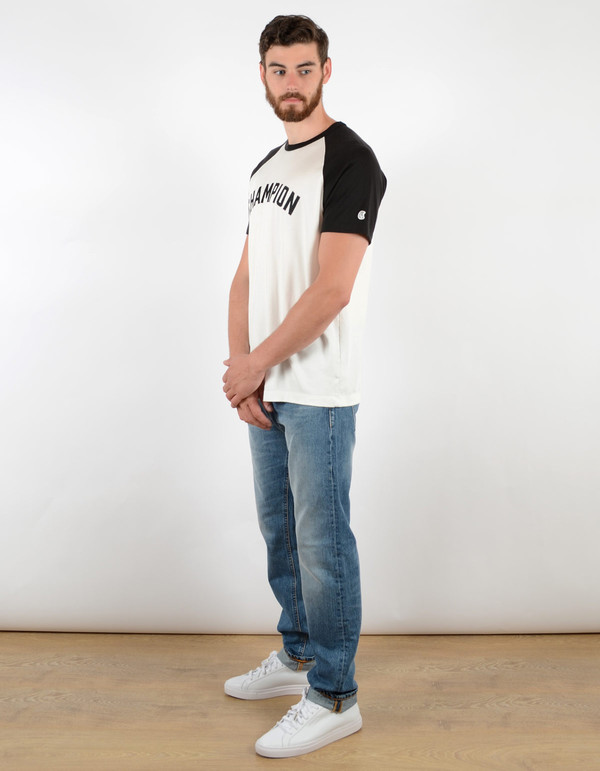 Men's Todd Snyder x Champion Short Sleeve Plated Raglan Vintage White Men's Todd Snyder x Champion Short Sleeve Plated Raglan Vintage White