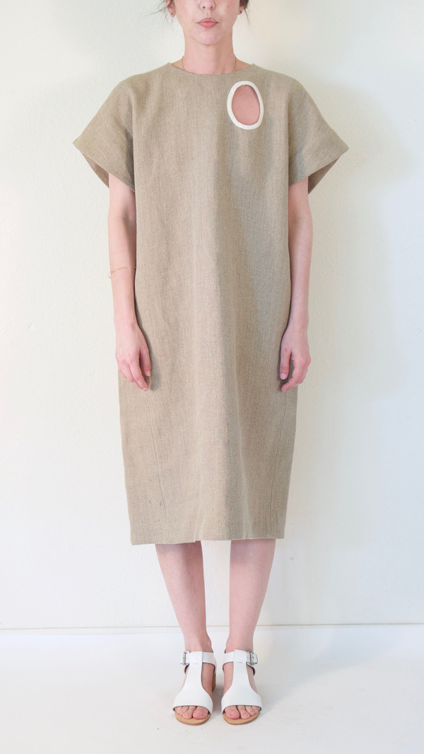A Détacher Douro Dress in Natural Linen A Détacher Douro Dress in Natural Linen