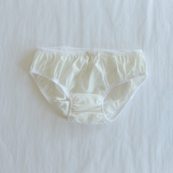 Botanica Workshop Flora Bikini Brief in White Botanica Workshop Flora Bikini Brief in White