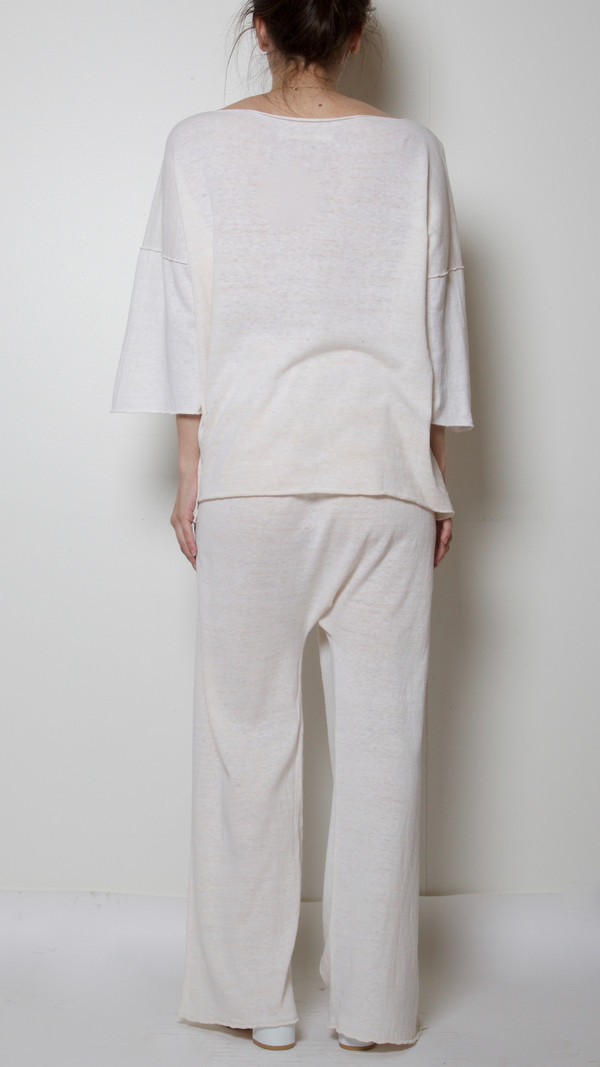 Lauren Manoogian Pocket T in Perla Lauren Manoogian Pocket T in Perla