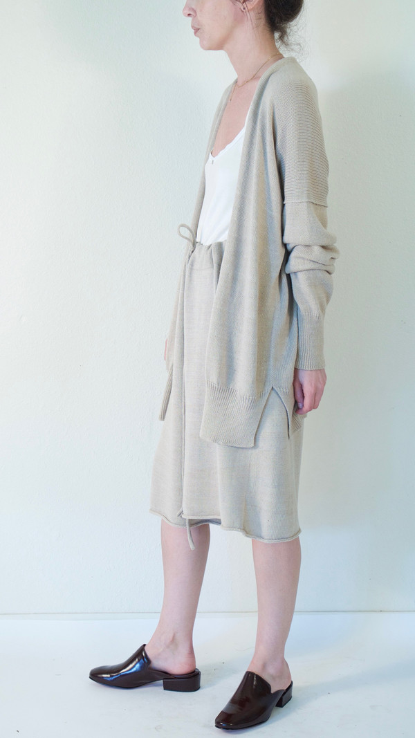 Lauren Manoogian Simple Cardigan in Avena Lauren Manoogian Simple Cardigan in Avena